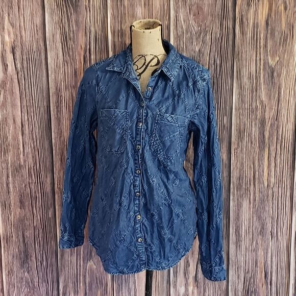 Pilcro and the Letter Press Button Down Shirt - Picture 1 of 13